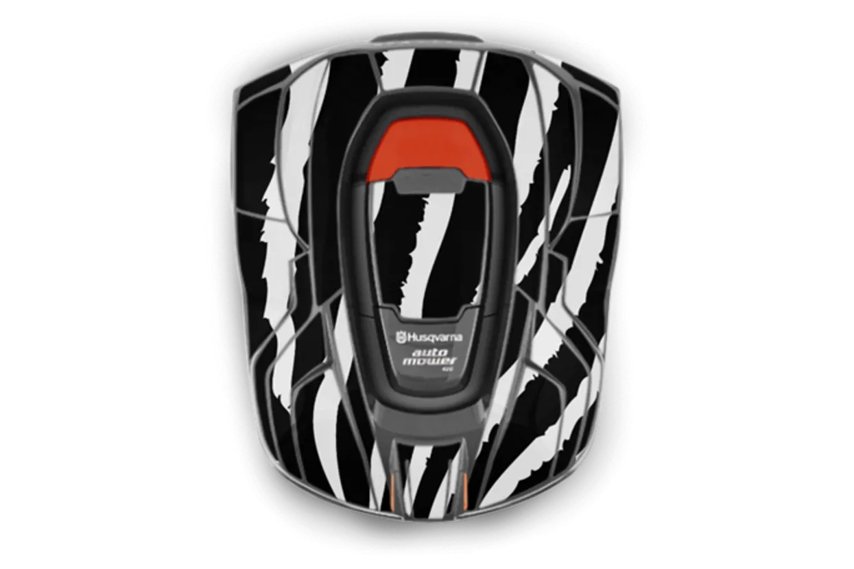 3-Husqvarna Automower® Decal Kit Zebra