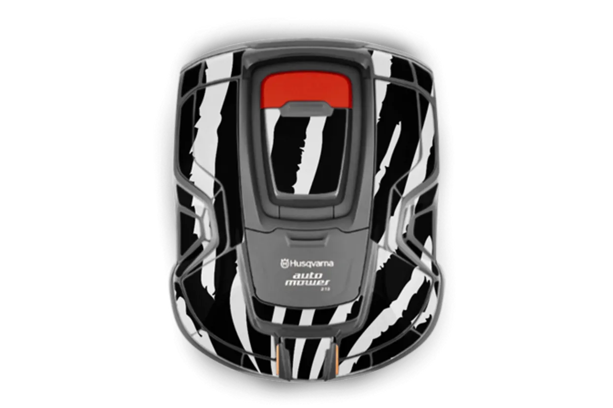 5-Husqvarna Automower® Decal Kit Zebra