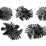 Active wheel brushes