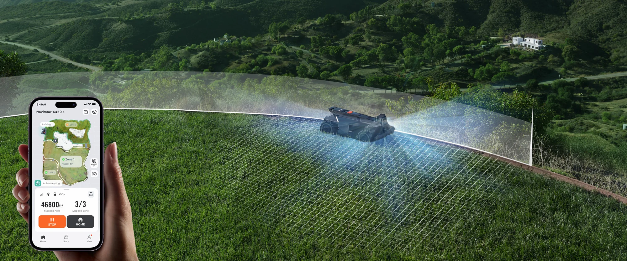 Hands-Free Setup, One-Tap Efficiency, Real-Scene Mapping. Hands-Free Setup, One-Tap Efficiency, Real-Scene Mapping.